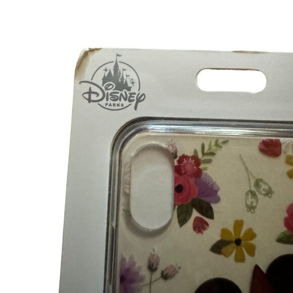 Disney Parks Minnie Mouse iPhone XS Max Clear Floral Case - Picture 3 of 10